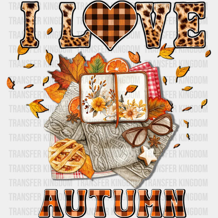 I Love Autumn Picnic - Fall DTF Transfer