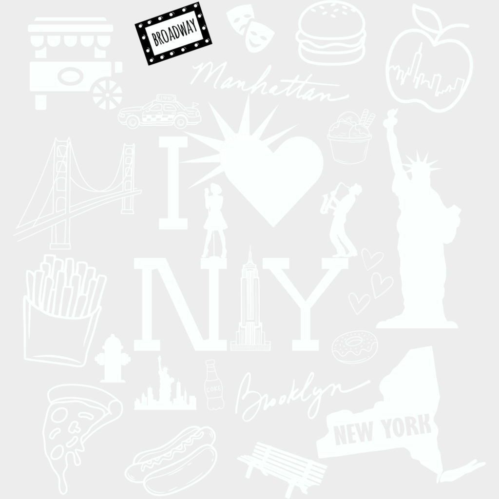 I Love New York - States & Cities DTF Transfer Adult Unisex - S & M (10’’) / Light Color Design (See Imaging)