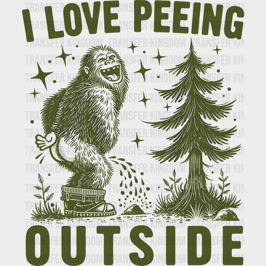 I Love Peeing Outside - Camping DTF Transfers