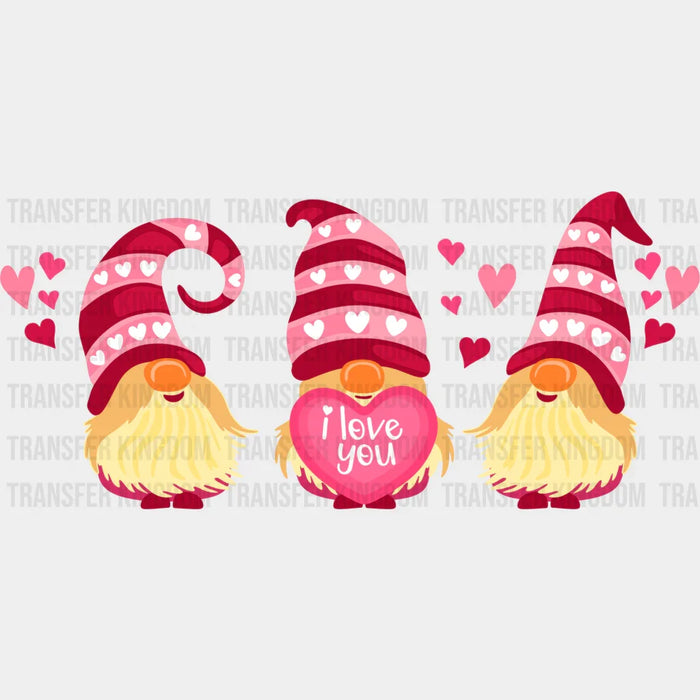 I Love You Design - Valentine's Day DTF heat transfer