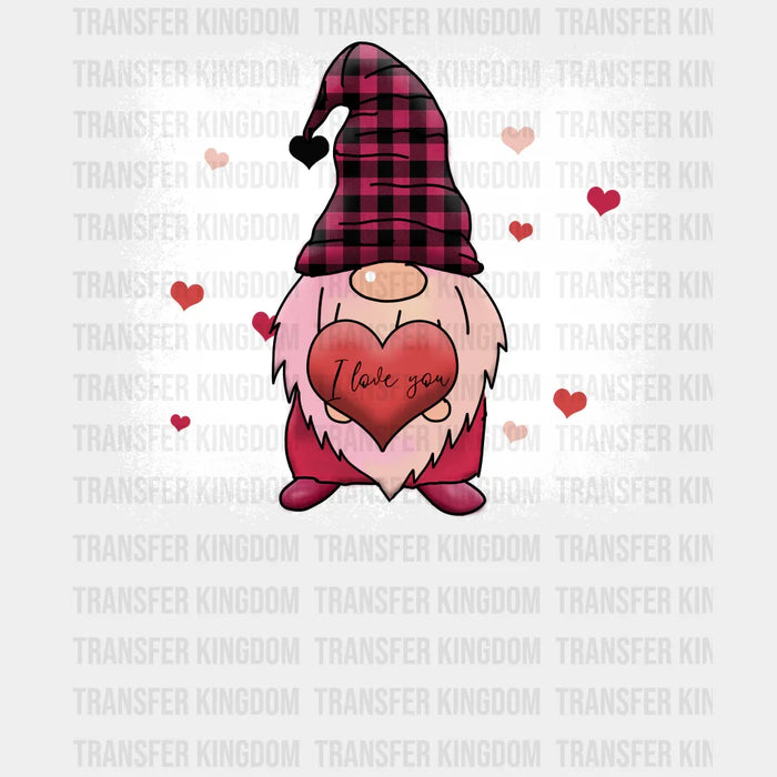 I LOVE YOU GIRL GNOME - DTF heat transfer
