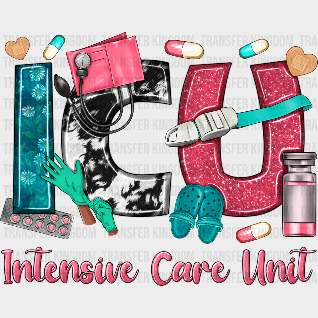 Icu Intensive Care Unit Design - Nurse Dtf Heat Transfer