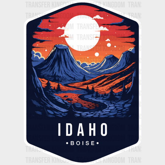 Idaho Boise - States & Cities DTF Transfer