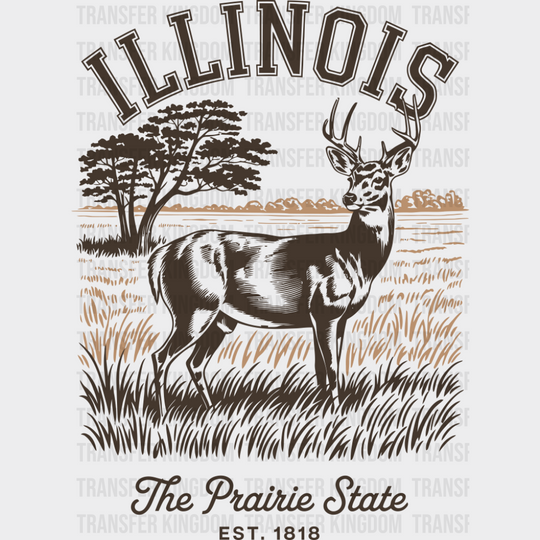 Illinois The Prairie State - States & Cities DTF Transfer