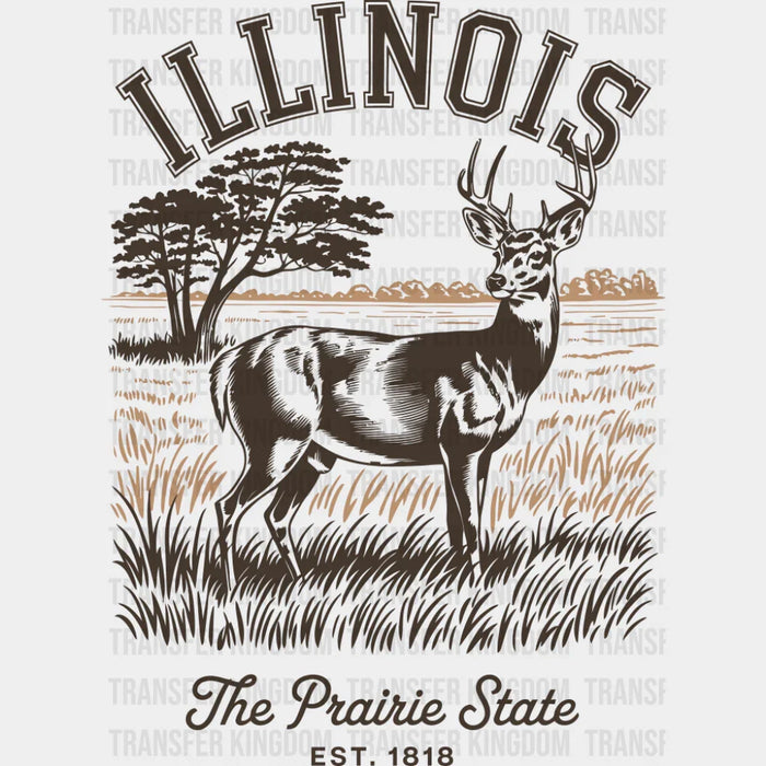 Illinois The Prairie State - States & Cities DTF Transfer