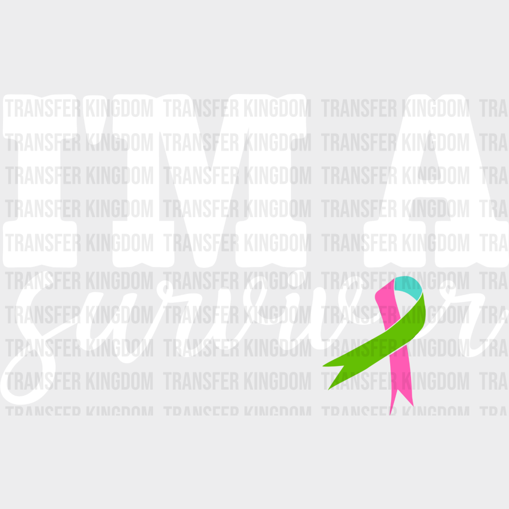 I’m A Survivor - Metastatic Breast Cancer Dtf Transfer Unisex S & M (10’’) / Light Color