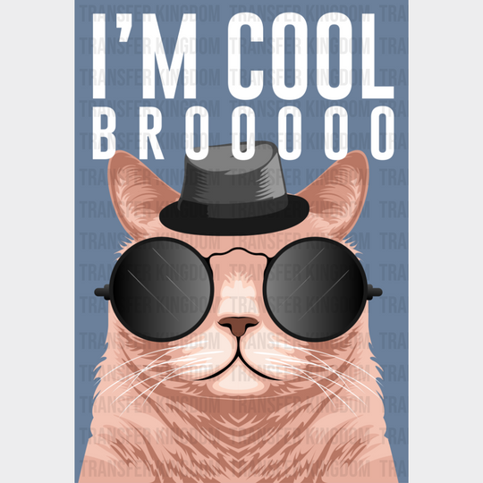I’m Cool Brooooo - Cats DTF Transfer