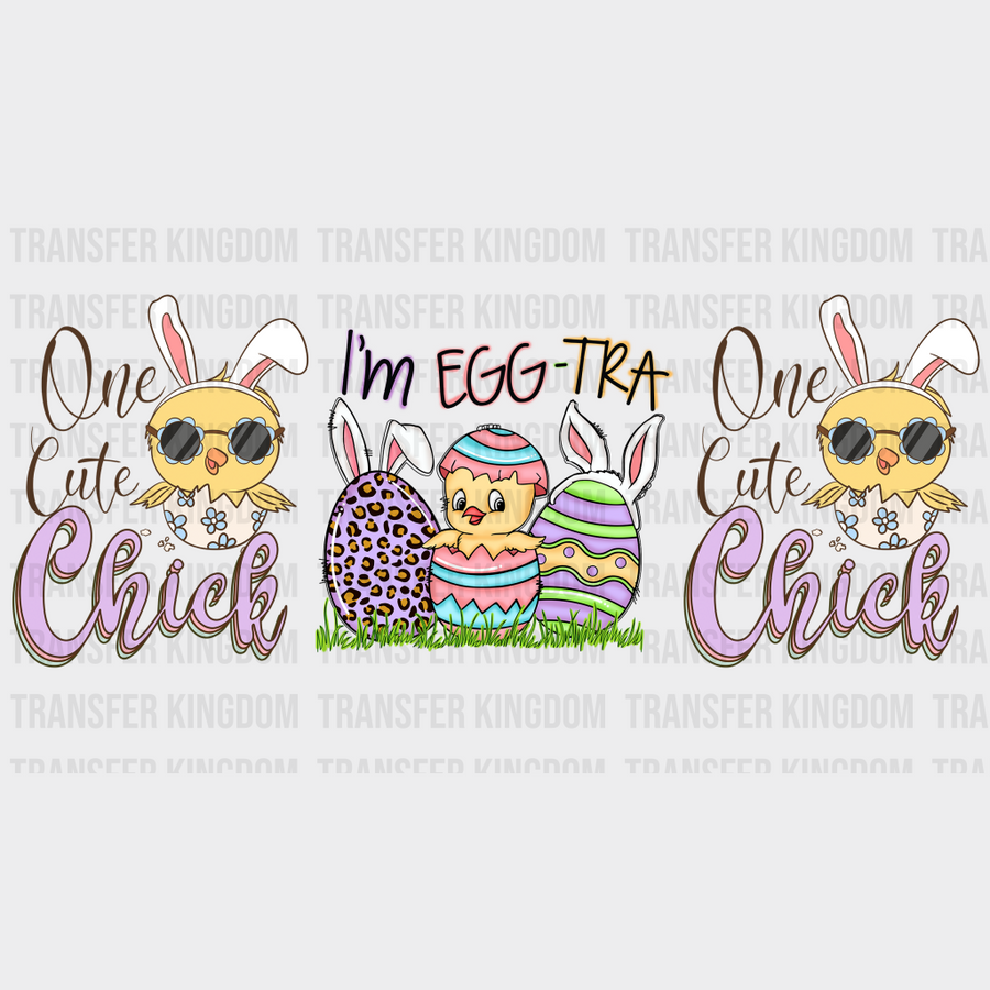 I'm Egg-Tra Easter UV DTF Transfer Cup Wrap UV DTF Sticker - Transfer Kingdom
