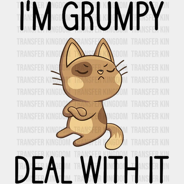 I'm Grumpy Deal With It - Funny DTF Transfer