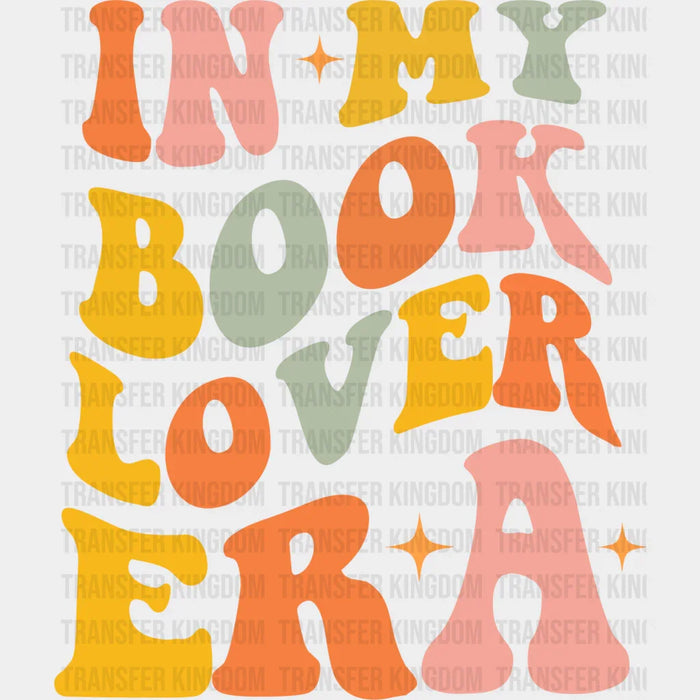 In My Book Lover Librarian Era Retro Design - Librarian DTF heat transfer