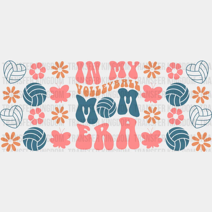 In My Volleyball Era - Volleyball Cup Wrap UV Sticker Permanent UV DTF Decal