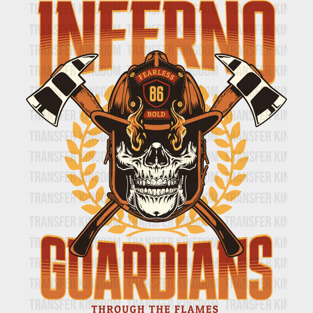 Inferno Guardians Through The Flames - Fire Department DTF Transfers