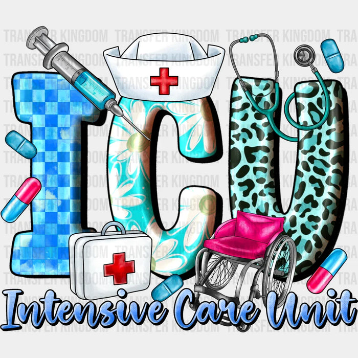 Intensive Care Unit Design - Icu Nurse DTF Heat Transfer