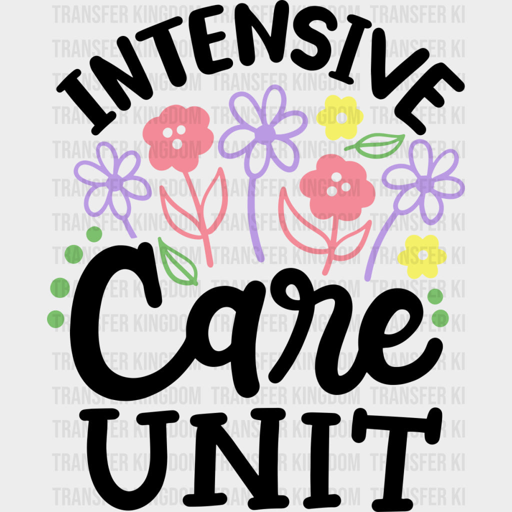 Intensive Care Unit Flowers - ICU DTF Transfers – Transfer Kingdom