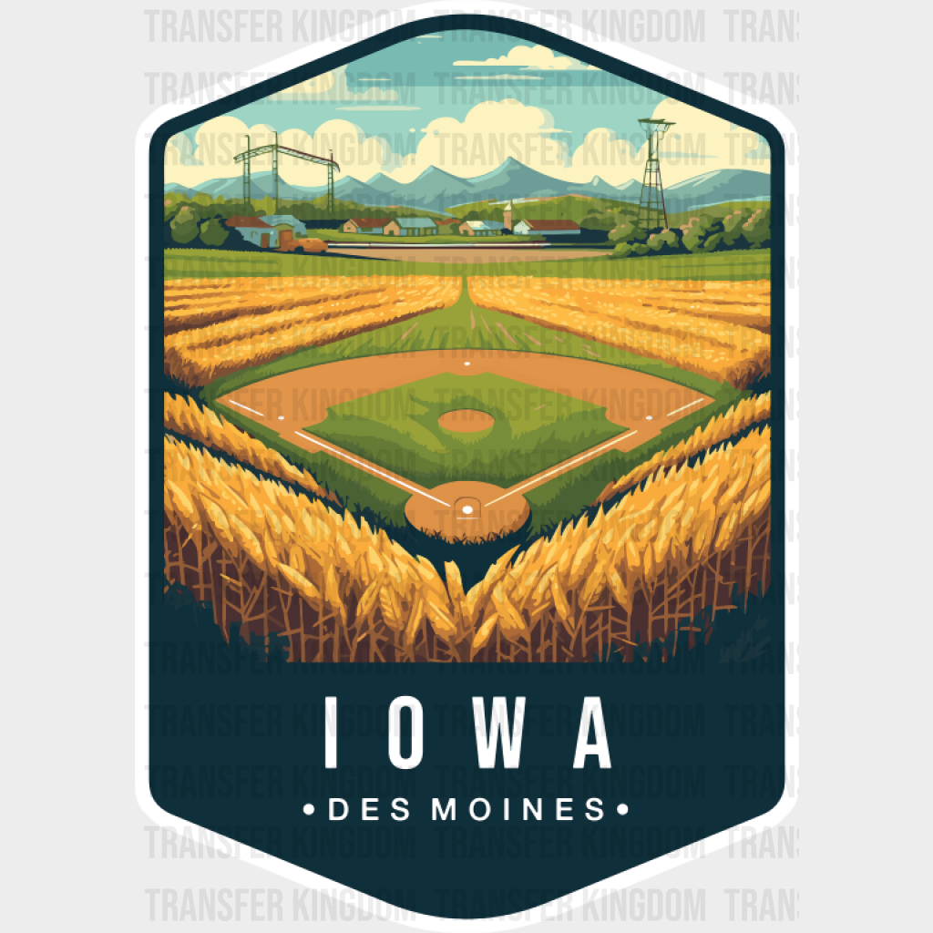 Iowa Des Moines - States & Cities DTF Transfer