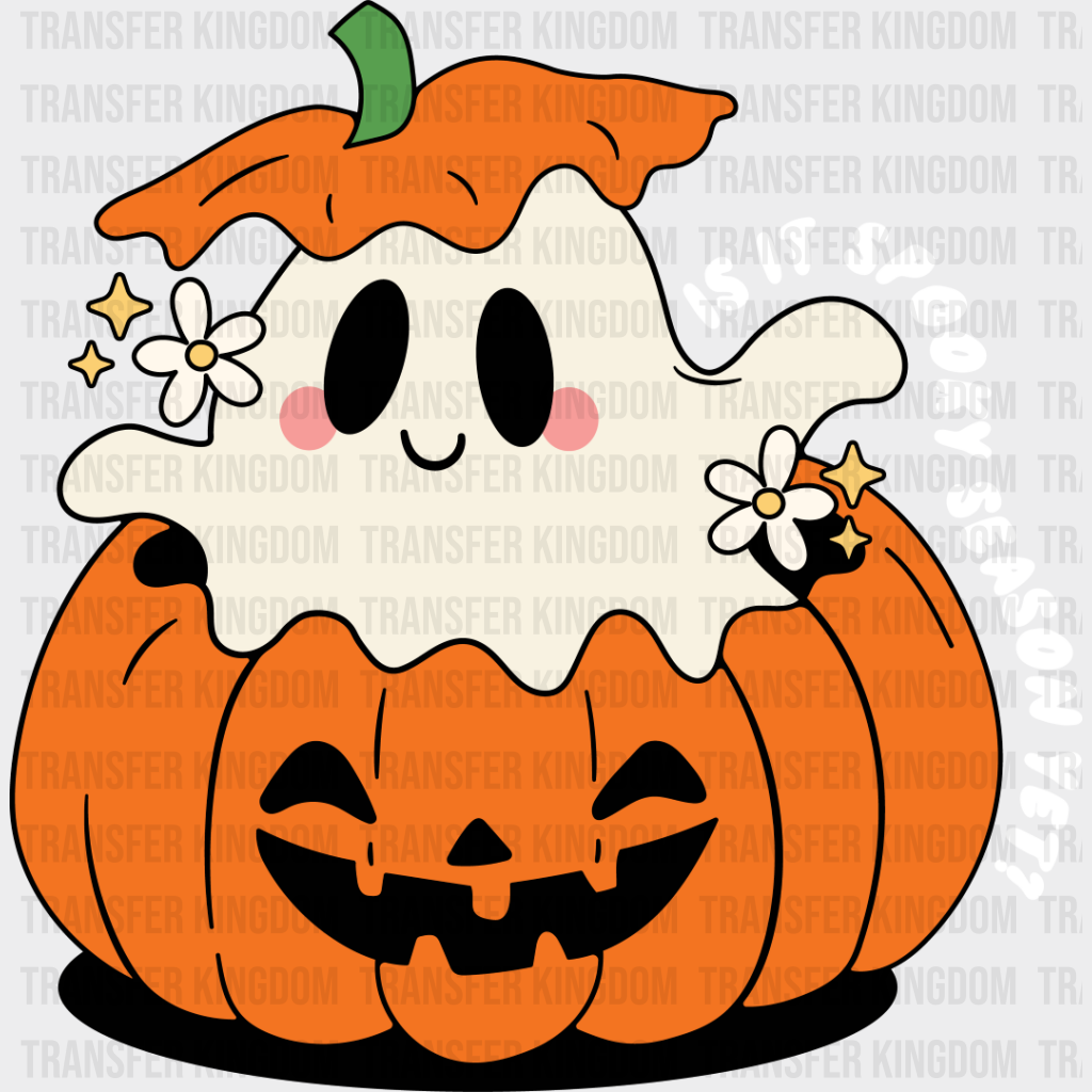 Is It Spooky Season Yet - Halloween Dtf Transfer Unisex S & M (10’’) / Light Color Design See