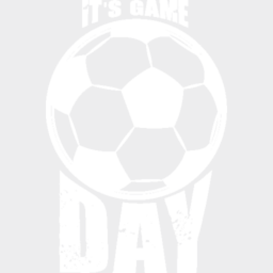 It’s Game Day - Soccer Dtf Heat Transfer Unisex S & M (10’’) / Light Color Design (See Imaging)