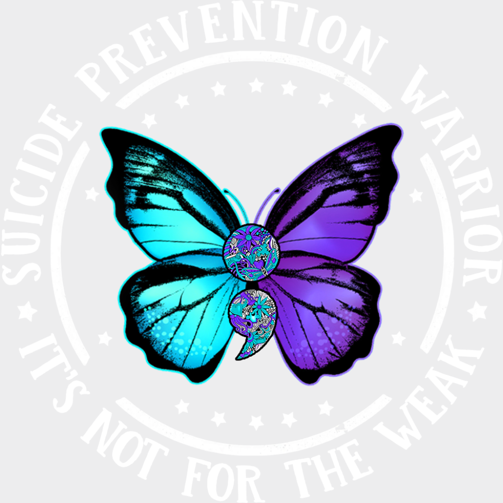 It’s Not For The Weak - Suicide Awareness DTF Transfer Adult Unisex - S & M (10’’) / Light Color Design (See Imaging)