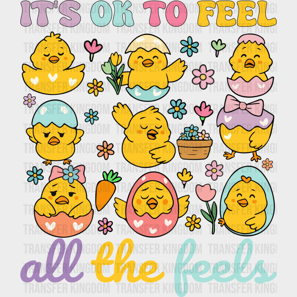 It's Ok To Feel, All The Feels - Mental Health DTF Transfers transfer-kingdom