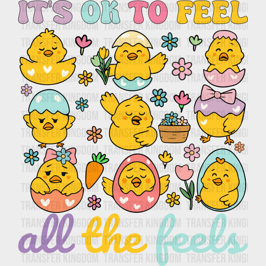 It's Ok To Feel, All The Feels - Mental Health DTF Transfers transfer-kingdom