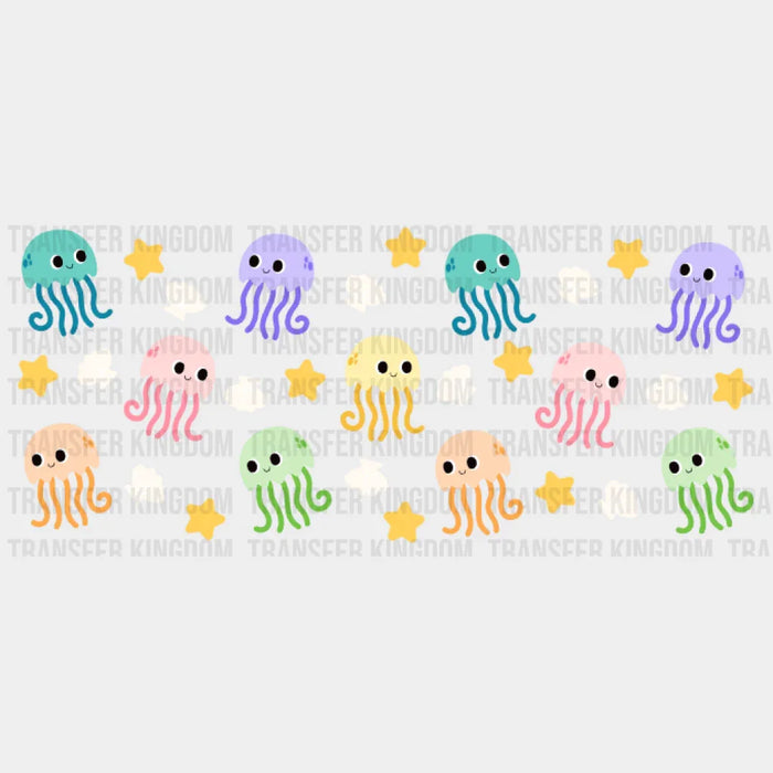 Jellyfish UV DTF Transfer Cup Wrap UV DTF Sticker