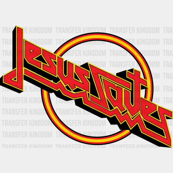 Jesus Saves - Christianity DTF Transfer