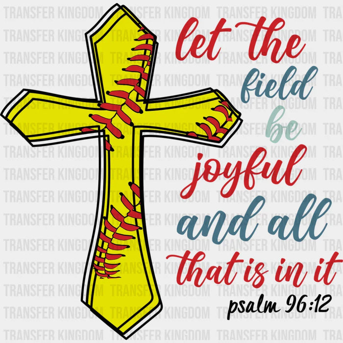 Jesus Softball DTF Transfer