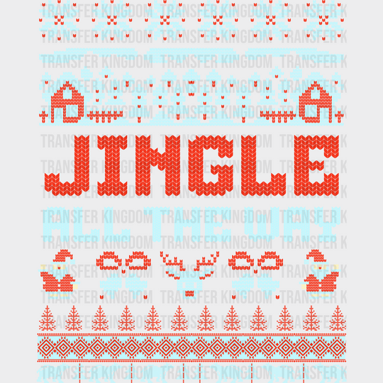 Jingle All The Way - Christmas DTF Transfer