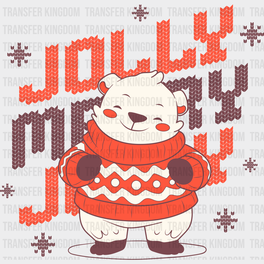Jolly Merry Jolly - Christmas DTF Transfer