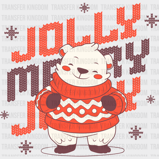 Jolly Merry Jolly - Christmas DTF Transfer