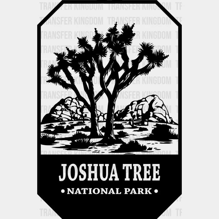 Joshua Tree National Park Design - National Parks DTF Transfers