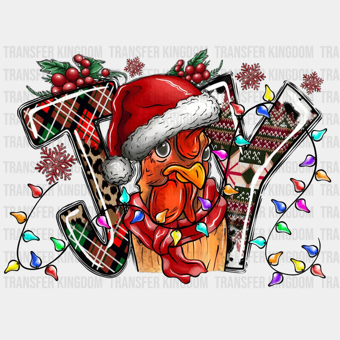 JOY BIRD Christmas Design - DTF heat transfer