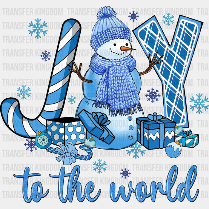 Joy To The World - Winter Iron On DTF Transfer