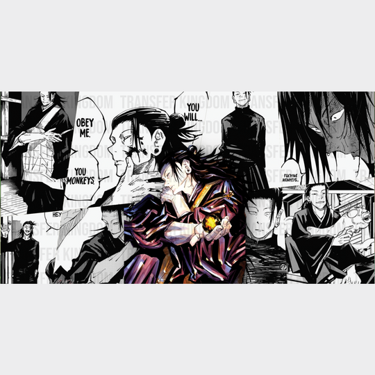 Jujutsu Kaisen Suguru Geto - Anime Cup Wrap Uv Sticker Permanent Dtf Decal