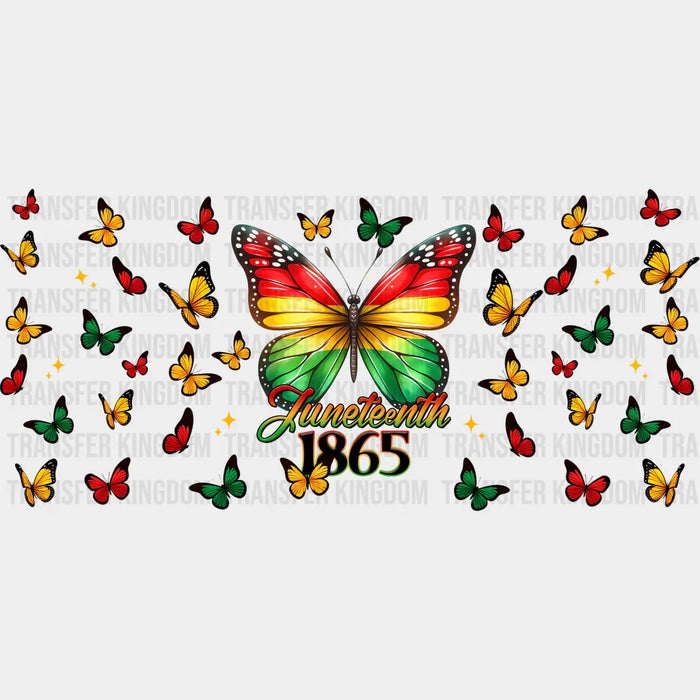 Juneteenth 1865 - Black History Month Cup Wrap UV Sticker Permanent UV DTF Decal