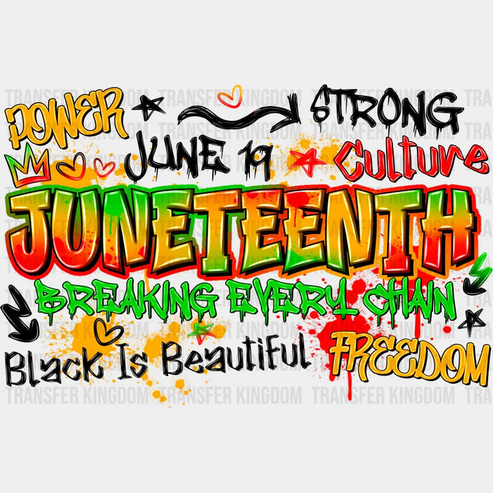 Juneteenth Black Is Beautiful - Juneteenth DTF Heat Transfer