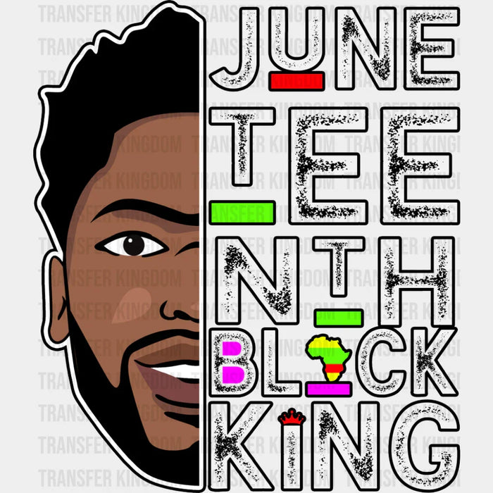 Juneteenth Black King - Juneteenth DTF Transfer