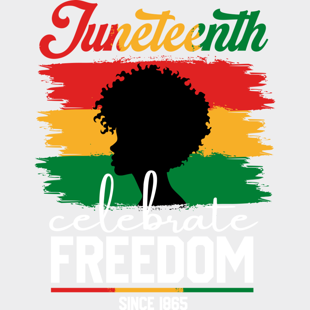 Juneteenth Celebrate Freedom Since 1865 - Juneteenth DTF Transfer Adult Unisex - S & M (10’’) / Light Color Design (See