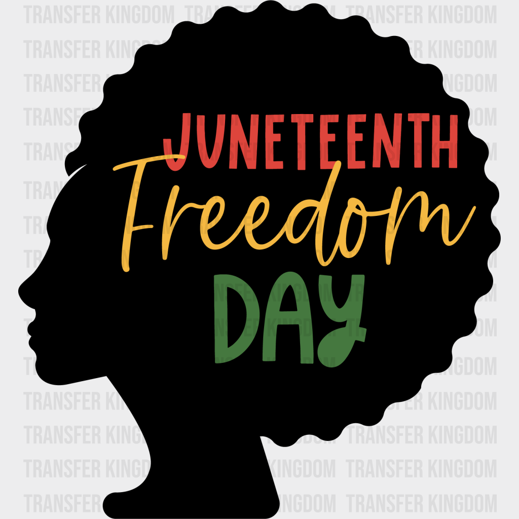 Juneteenth Freedom Day - BLM design DTF heat transfer