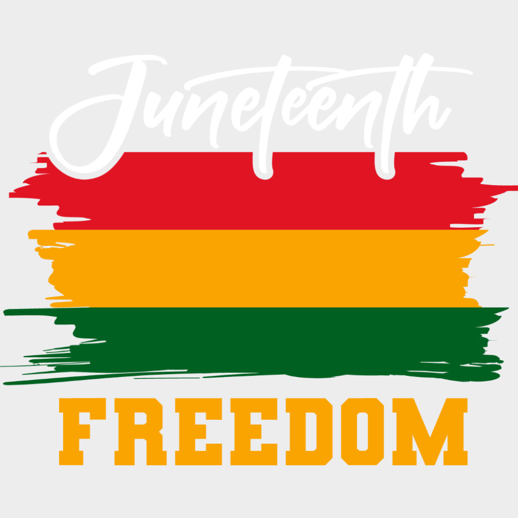 Juneteenth Freedom - Juneteenth DTF Transfer Adult Unisex - S & M (10’’) / Light Color Design (See Imaging)