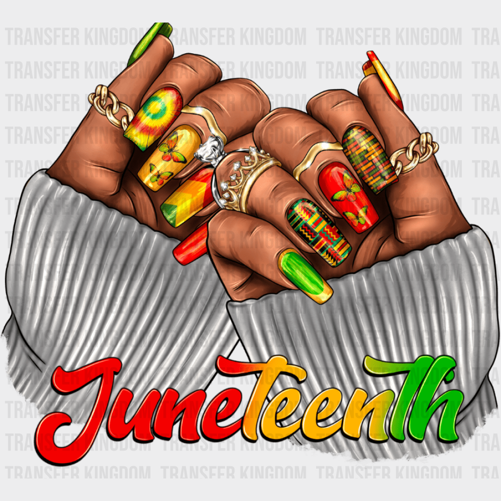 Juneteenth - BLM design DTF heat transfer - Transfer Kingdom