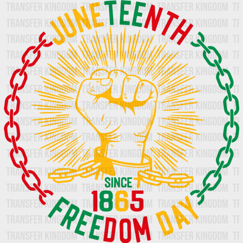 Juneteenth Since 1865 Freedom Day - Juneteenth DTF Transfer