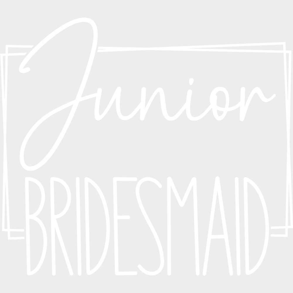 Junior Bridesmaid - Wedding Crew DTF Transfers transfer-kingdom Light Color Design (See Imaging)
