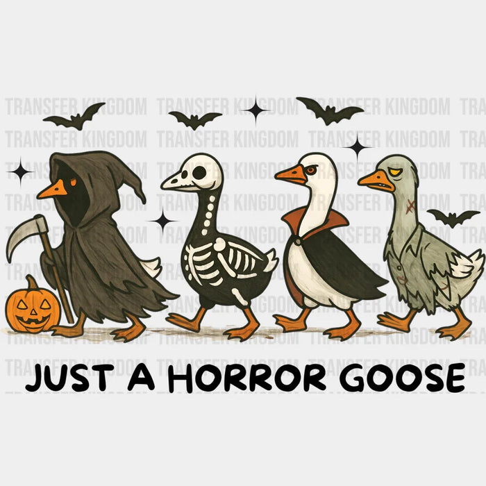 Just A Horror Goose & Bats - Halloween DTF Transfer