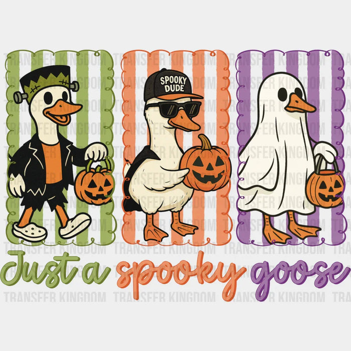 Just A Spooky Goose Colorful - Halloween DTF Transfer