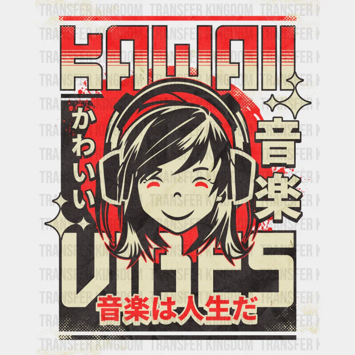Kawai Vibes - Anime DTF heat transfer