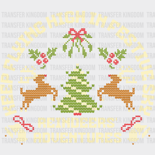 Keep Flying High In Festive Sky - Christmas DTF Transfer