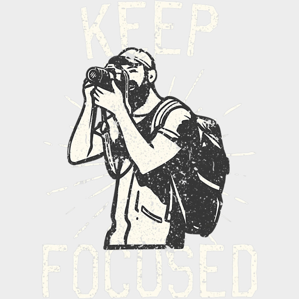 Keep Focused - Photography DTF Transfers Adult Unisex - S & M (10’’) / Light Color Design (See Imaging)