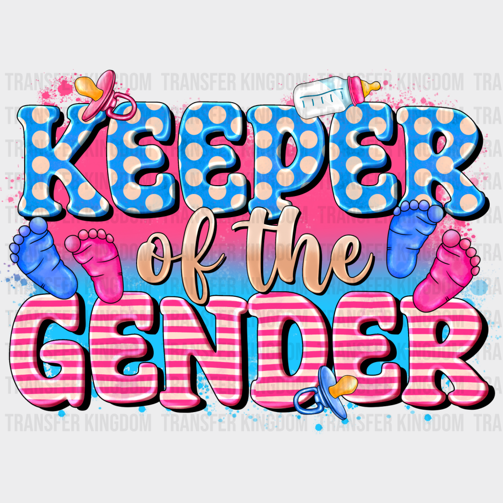 Keeper Of The Gender - Reveal Dtf Transfer