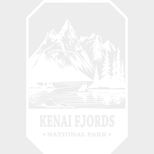 Kenai Fjords National Park Design - Parks Dtf Transfers Unisex S & M (10’) / Light Color See Imaging